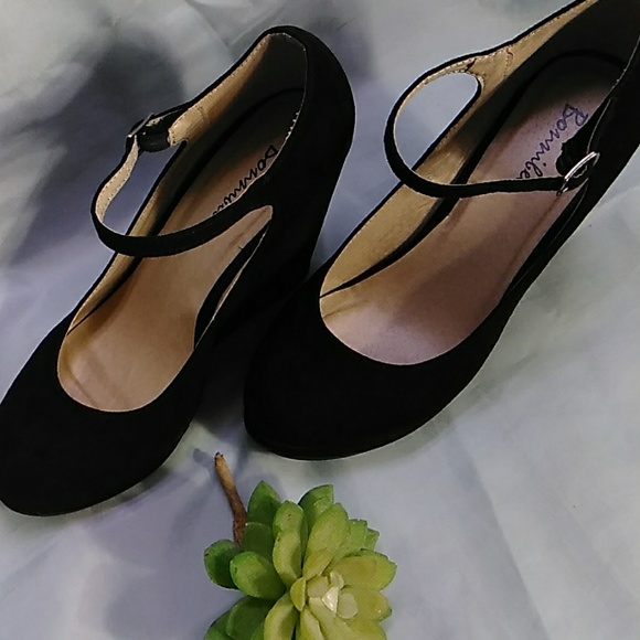 BONNIBEL SHOES SUEDE PLATFORMS - Picture 4 of 8